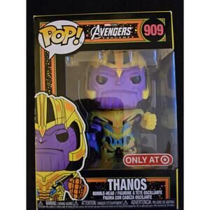 Funko Pop! Marvel Thanos Blacklight #909 Target Exclusive